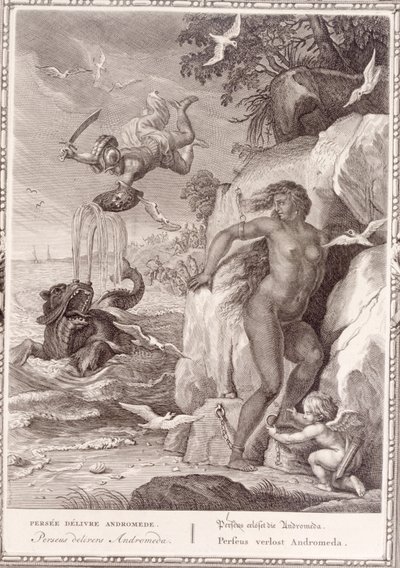 Perseus Delivers Andromeda from the Sea Monster by Bernard Picart